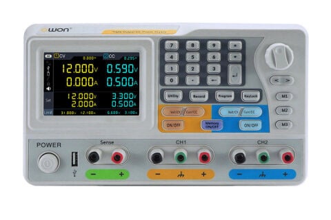 30V / 3A 198W 3 Kanallı Programlanabilir DC Güç Kaynağı OWON ODP3033